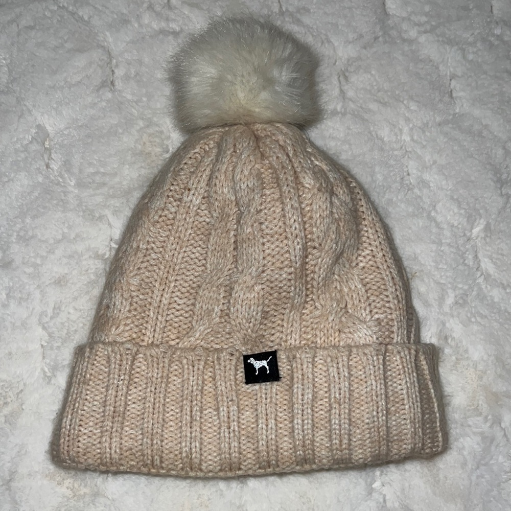 Pink Victoria secret Beanie